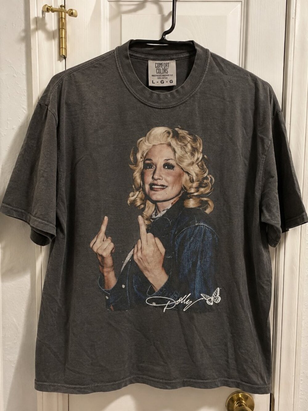 Vintage Dolly Parton Middle Finger Shirt, Retro Country Music Graphic Tee